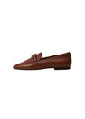 Mango - brown Leather penny loafers, Women Mango - brown Leather penny loafers, Women