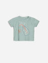 Reserved - Blue Organic Cotton Rich T-Shirt, Kids Boy Reserved - Blue Organic Cotton Rich T-Shirt, Kids Boy