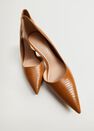Mango - Medium Brown Asymmetric Stiletto Shoes Mango - Medium Brown Asymmetric Stiletto Shoes