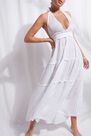 Calzedonia - White Long Fabric Dress With Drawstring, Women - One-Size Calzedonia - White Long Fabric Dress With Drawstring, Women - One-Size