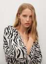 Mango - natural white Printed cotton dress, Women Mango - natural white Printed cotton dress, Women