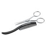 TWEEZERMAN - Tweezerman Gear Moustache Scissors And Comb TWEEZERMAN - Tweezerman Gear Moustache Scissors And Comb