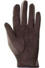 FOUGANZA - Basic children's horse riding gloves - brown, 12-14Y FOUGANZA - Basic children's horse riding gloves - brown, 12-14Y