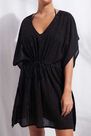 Calzedonia - Black Lama Kaftan, Women - One-Size Calzedonia - Black Lama Kaftan, Women - One-Size