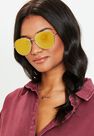 Missguided - Reflective Coloured Lens Sunglasses Missguided - Reflective Coloured Lens Sunglasses