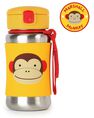 SKIP HOP - Skip Hop Zoo Stainless Steel Straw Kids Water Bottle Monkey 350ml SKIP HOP - Skip Hop Zoo Stainless Steel Straw Kids Water Bottle Monkey 350ml