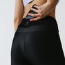 KALENJI - W28 L31 Run Dry+ Feel Women's Running Cropped Bottoms - Black KALENJI - W28 L31 Run Dry+ Feel Women's Running Cropped Bottoms - Black