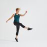 DOMYOS - W28 L31 120 Women's Fitness Cardio Training 7/8 Leggings, Grey DOMYOS - W28 L31 120 Women's Fitness Cardio Training 7/8 Leggings, Grey