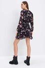 Mohito - Chiffon Floral Dress - Black Mohito - Chiffon Floral Dress - Black