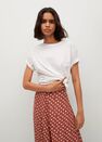 Mango - Brown Printed Midi Skirt, Women Mango - Brown Printed Midi Skirt, Women