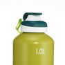 QUECHUA - Unique Size 500 Quick-Opening Aluminium 1.L Hiking Flask, Dark Blue QUECHUA - Unique Size 500 Quick-Opening Aluminium 1.L Hiking Flask, Dark Blue