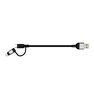 Adam Elements - Adam Elements PeAk Duo II MFi Lightning & Micro-USB Cable Grey 20cm Adam Elements - Adam Elements PeAk Duo II MFi Lightning & Micro-USB Cable Grey 20cm