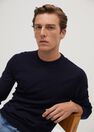 Mango - Navy 100% merino wool washable sweater Mango - Navy 100% merino wool washable sweater
