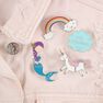 SOMETHING DIFFERENT - Something Different Unicorn & Mermaid Card with Pin Badge SOMETHING DIFFERENT - Something Different Unicorn & Mermaid Card with Pin Badge