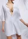 Calzedonia - WHITE Oversized Shirt Dress Calzedonia - WHITE Oversized Shirt Dress