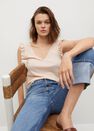 Mango - yellow Ruffled strap top, Women Mango - yellow Ruffled strap top, Women