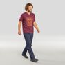 QUECHUA - XXL Techtil 100 Short-Sleeved Hiking T-Shirt - Mottled - Navy Blue QUECHUA - XXL Techtil 100 Short-Sleeved Hiking T-Shirt - Mottled - Navy Blue