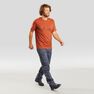 QUECHUA - XXL Techtil 100 Short-Sleeved Hiking T-Shirt - Mottled - Navy Blue QUECHUA - XXL Techtil 100 Short-Sleeved Hiking T-Shirt - Mottled - Navy Blue