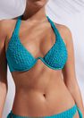 Calzedonia - PARADISE BLUE Padded Push-Up Bikini Top Marrakech Calzedonia - PARADISE BLUE Padded Push-Up Bikini Top Marrakech
