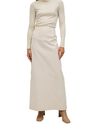 Mango - light beige Flared long skirt Mango - light beige Flared long skirt