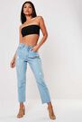 Missguided - Black Slinky Bandeau Top Missguided - Black Slinky Bandeau Top