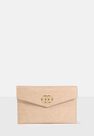 Missguided - Nude Croc Effect Double Ring Clutch Bag Missguided - Nude Croc Effect Double Ring Clutch Bag