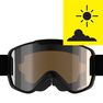WED'ZE - L/XL KID'S AND ADULT'S SKIING AND SNOWBOARDING GOGGLES G500 GOOD WEATHER, Black WED'ZE - L/XL KID'S AND ADULT'S SKIING AND SNOWBOARDING GOGGLES G500 GOOD WEATHER, Black