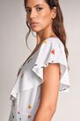 Salsa Jeans - White Assymetric short jumpsuit Salsa Jeans - White Assymetric short jumpsuit
