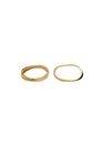 Mango - Gold 2-Pack Hoop Bracelets Mango - Gold 2-Pack Hoop Bracelets