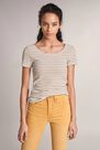 Salsa Jeans - Beige Striped round neck t-shirt Salsa Jeans - Beige Striped round neck t-shirt