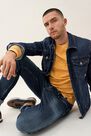 Salsa Jeans - Yellow Cotton sweater with print Salsa Jeans - Yellow Cotton sweater with print