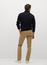 Mango - medium brown Slim fit serge chino trousers Mango - medium brown Slim fit serge chino trousers