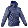 QUECHUA - Medium Men's country walking rain coat - NH100 Raincut Full Zip, Dark Petrol Blue QUECHUA - Medium Men's country walking rain coat - NH100 Raincut Full Zip, Dark Petrol Blue