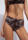 Calzedonia - SPECKLED BROWN High-Waisted Shaping Bikini Bottoms Mara Calzedonia - SPECKLED BROWN High-Waisted Shaping Bikini Bottoms Mara