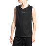 TARMAK - 14-15 Years Boys'/Girls' Beginner Sleeveless Basketball Jersey T100, Black TARMAK - 14-15 Years Boys'/Girls' Beginner Sleeveless Basketball Jersey T100, Black