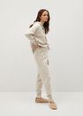 Mango - Grey Knit jogger-style trousers Mango - Grey Knit jogger-style trousers