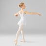 DOMYOS - 14-15 Years Girls' Mixed Media Ballet Skirted Leotard, Candyfloss DOMYOS - 14-15 Years Girls' Mixed Media Ballet Skirted Leotard, Candyfloss