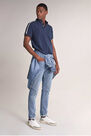 Salsa Jeans - Blue Regular fit polo shirt small collar Salsa Jeans - Blue Regular fit polo shirt small collar