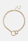 Missguided - Gold Look Duo Link Chain Necklace, Women Missguided - Gold Look Duo Link Chain Necklace, Women