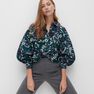 Reserved - Shirt with puffy sleeves - Multicolor Reserved - Shirt with puffy sleeves - Multicolor