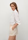 Mango - light beige Adjustable cord short, Women Mango - light beige Adjustable cord short, Women