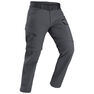FORCLAZ - W30 L33 Men's trekking convertible travel trousers - TRAVEL 500 CONVERT, Carbon Grey FORCLAZ - W30 L33 Men's trekking convertible travel trousers - TRAVEL 500 CONVERT, Carbon Grey