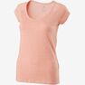 NYAMBA - XS Women's Slim T-Shirt 500 - Navy Blue NYAMBA - XS Women's Slim T-Shirt 500 - Navy Blue