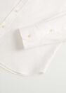 Mango - white Slim fit modal cotton shirt Mango - white Slim fit modal cotton shirt