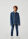 Mango - open blue Denim cotton jacket Mango - open blue Denim cotton jacket