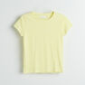 Reserved - Yellow Organic Cotton T-Shirt, Women Reserved - Yellow Organic Cotton T-Shirt, Women