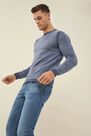 Salsa Jeans - Blue Cotton sweater Salsa Jeans - Blue Cotton sweater