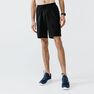 KALENJI - Extra Large Run Dry+ Men's Running Long Shorts With Integrated Undershorts, Black KALENJI - Extra Large Run Dry+ Men's Running Long Shorts With Integrated Undershorts, Black