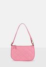 Missguided - Pink Diamond Quilted Faux Leather Shoulder Bag Missguided - Pink Diamond Quilted Faux Leather Shoulder Bag