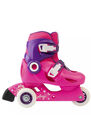 OXELO - EU 28-30 Play 3 Kids' Skates, Fluo Pink OXELO - EU 28-30 Play 3 Kids' Skates, Fluo Pink